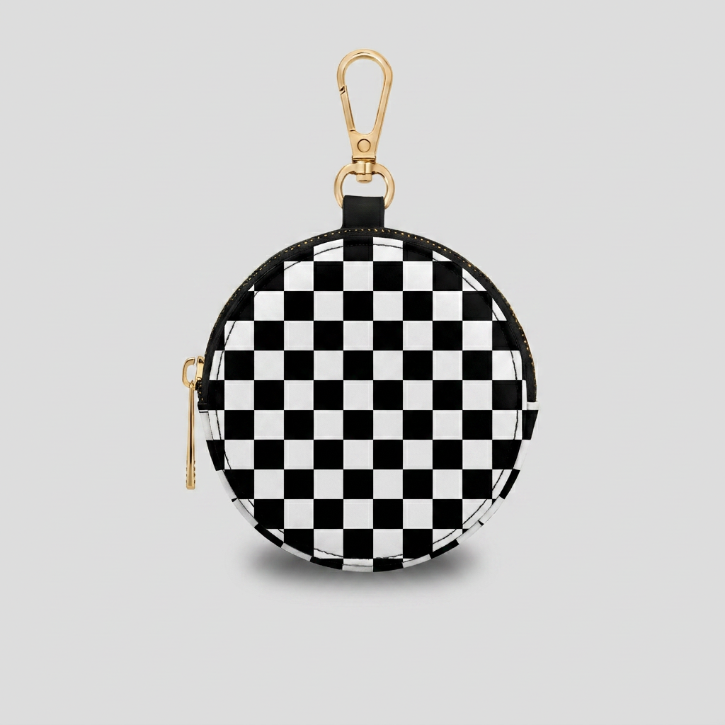Black and White Checkered wallet