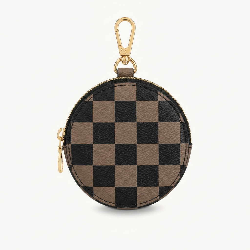 Black and Mocha Checkered wallet
