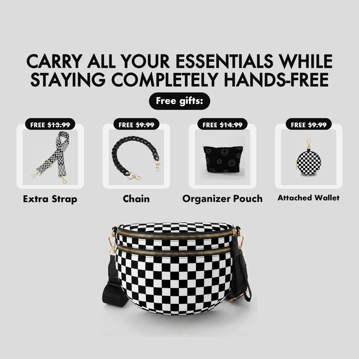 Black and White Checkered Kit hero