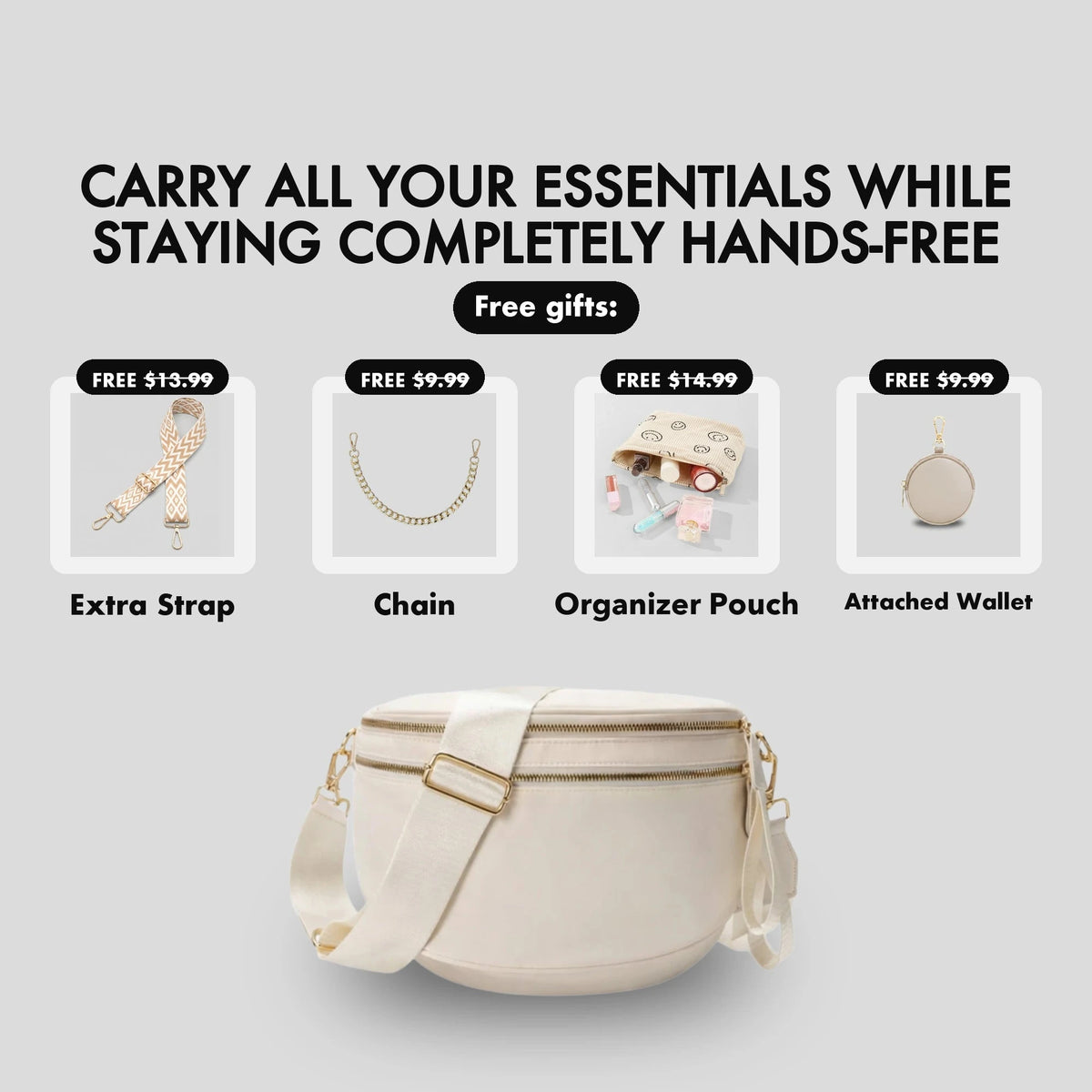 Lunelle La Spacieuse Solid Beige - free gifts included
