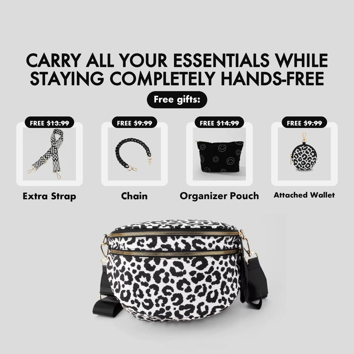 Lunelle La Spacieuse Black Leopard - free gifts included